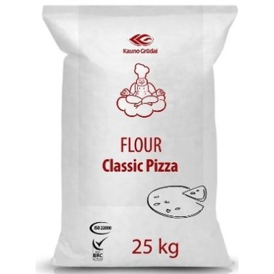 Flour for wheat pizzas Classic, Kauno Grūdai, 25 kg